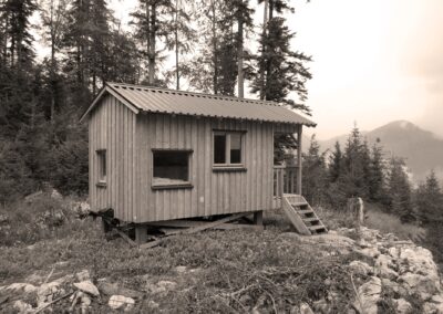 Mobile Jagdhütte